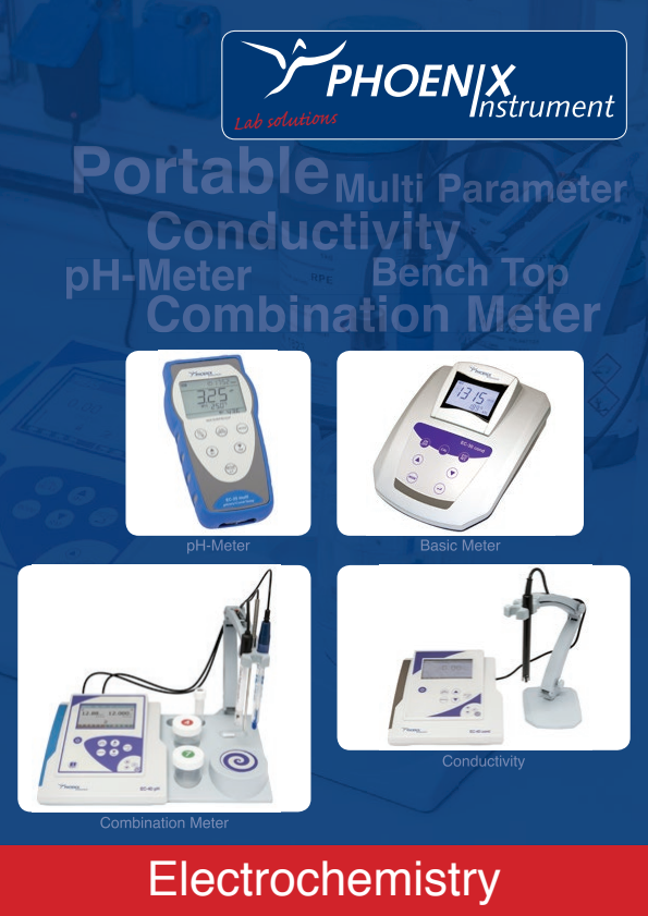 

Phoenix Electrochemistry   pH, Cond., Multi ML

